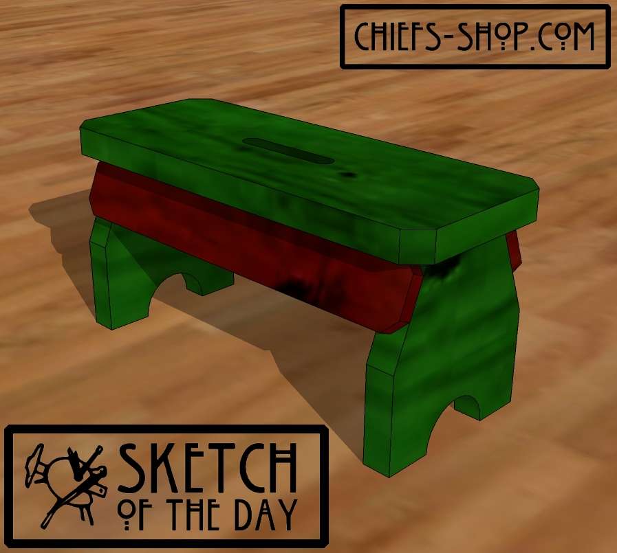 Sketch of the Day: Kid’s Utility Stool