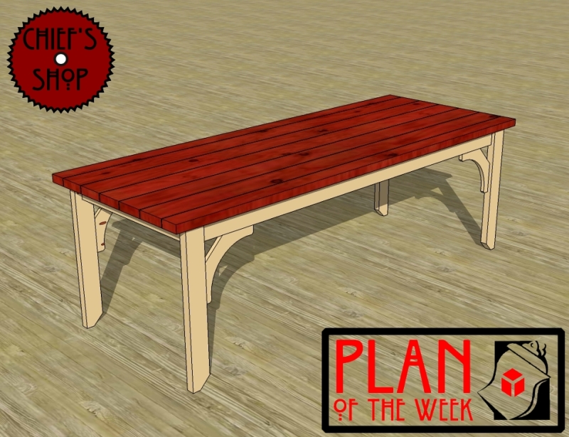log dining table plans